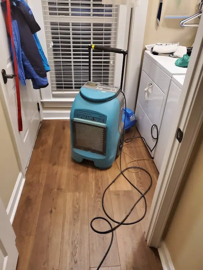 Commercial dehumidifier deployed for Flood Damage Cleanup in Ravenna