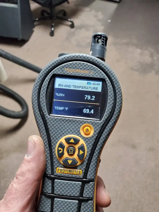 Moisture meter humidity assessment for Fire & Smoke Damage Restoration in Ravenna