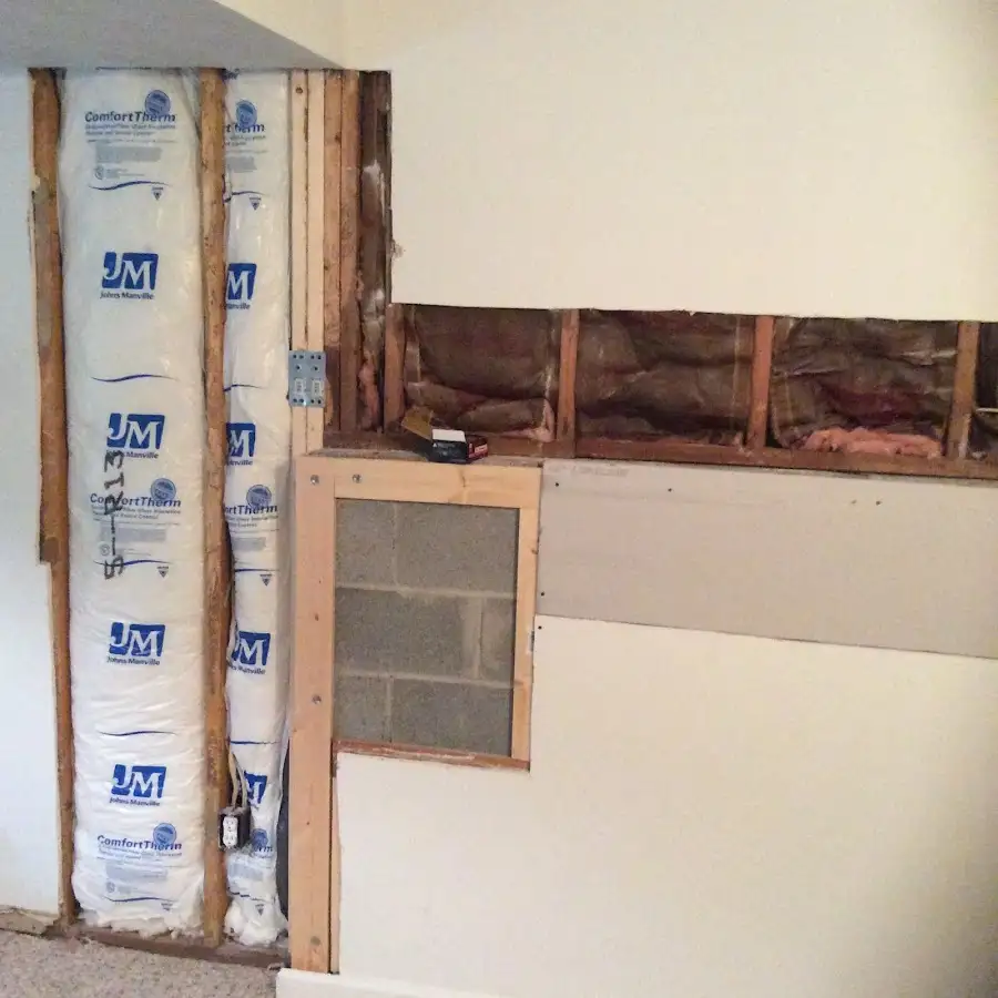 Wall insulation replacement during Odor Removal & Deodorization in Ravenna